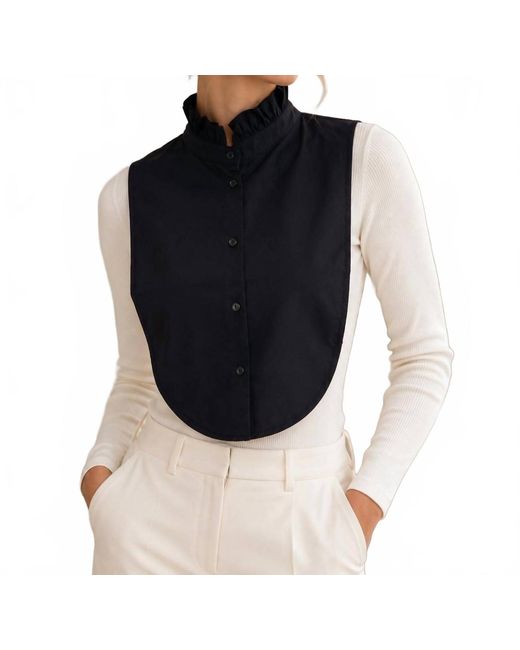 Renuar Black Pull-Over The Head Dickie