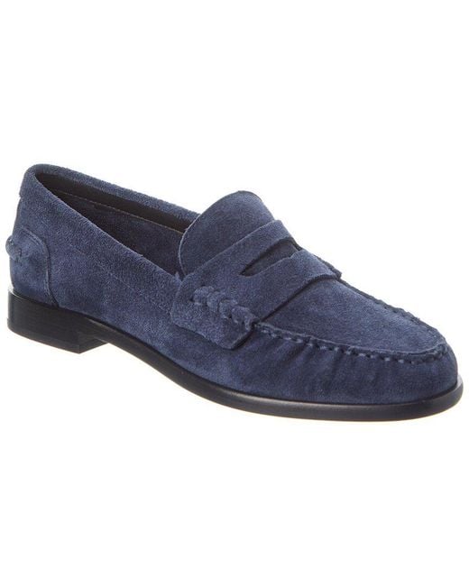 Rag & Bone Blue Carter Suede Loafer