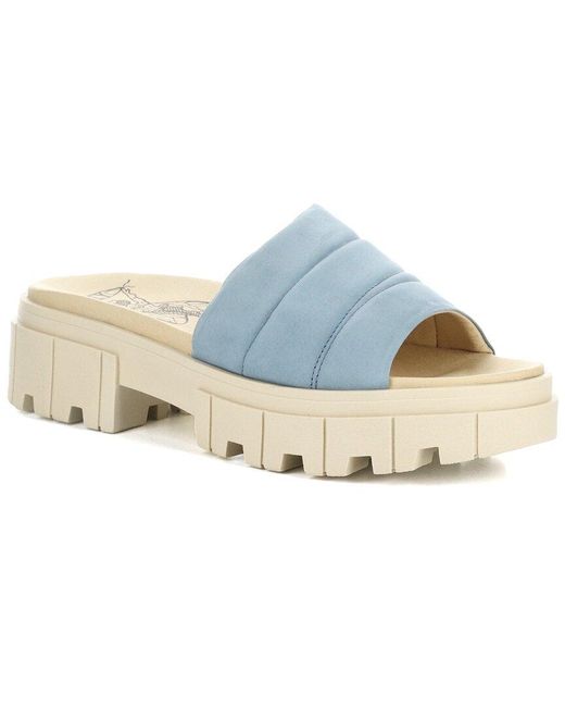 Fly London Blue Jasy Suede Mule