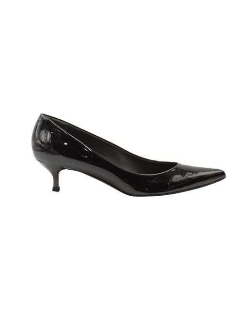 Stuart Weitzman Black Pointed Toe Pumps