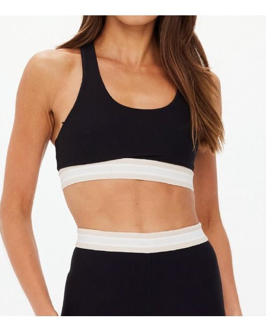 The Upside Black Jagger Ness Racerback Bra