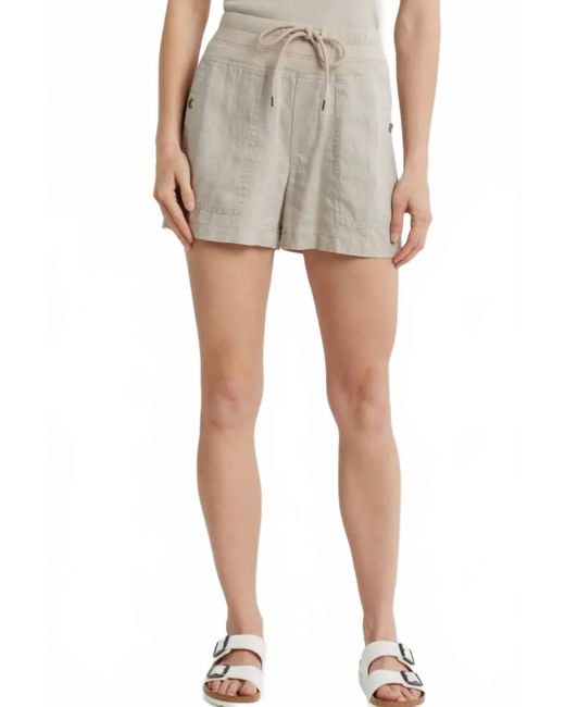 James Perse Women's Linen Military Shorts