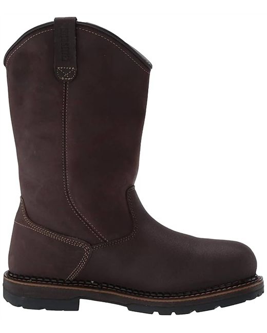 Irish Setter Boots Brown Ramsey 2.0 11" Insulated Alloy Toe Slip On Work Boots for men