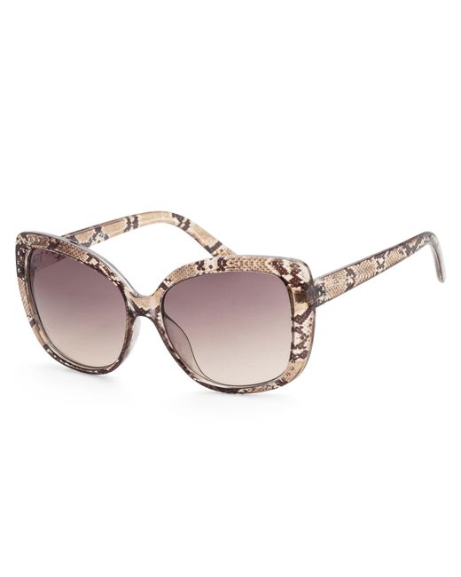 Guess Pink 57mm Brown Sunglasses Gf0383-45f