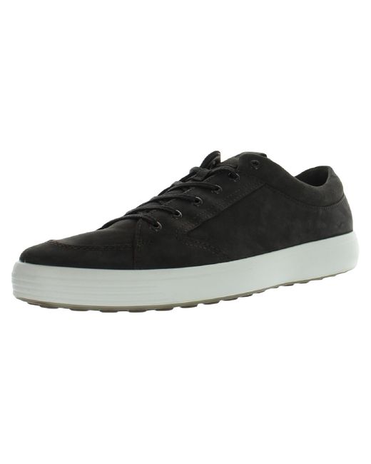 Ecco Black Soft 7 Suede Fitness Athletic And Training Shoes for men