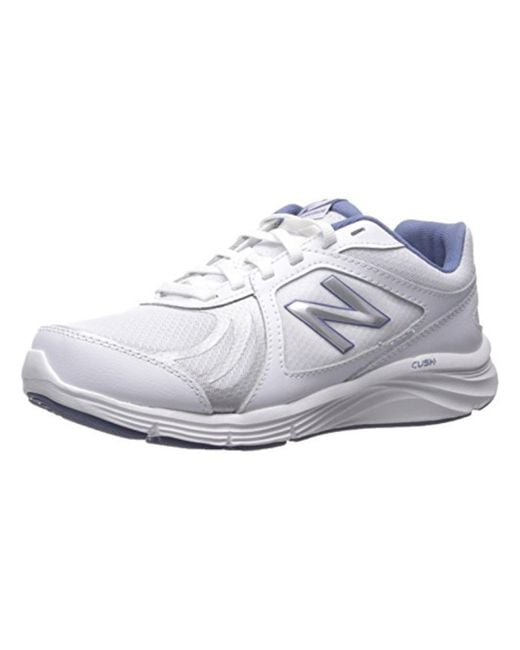 New Balance 496v3 Comfort Athletic Walking Shoes in White | Lyst