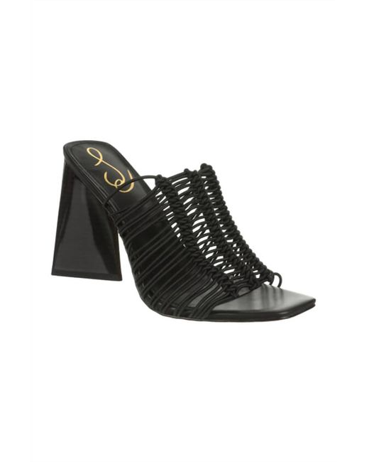 Sam Edelman Black Laurette Block Heel Mule