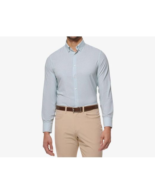 Mizzen+Main Gray Monaco Trim Dress Shirt for men