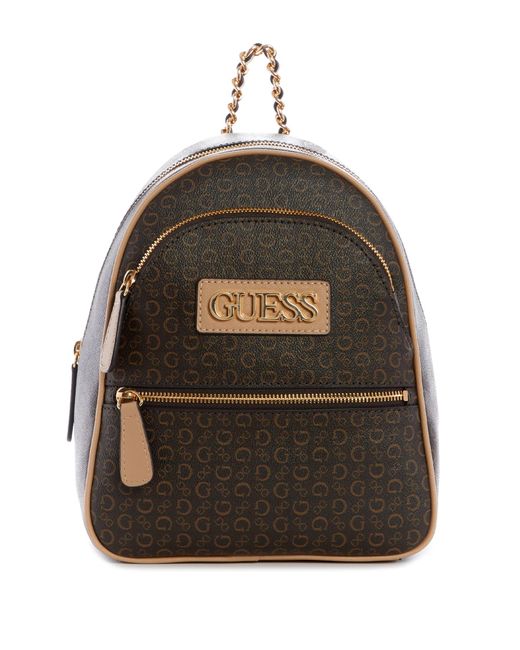Guess Factory White Brooker Logo Backpack