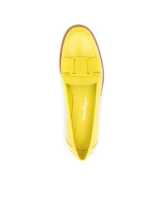 Ferragamo Yellow Ferragamo Mocassin