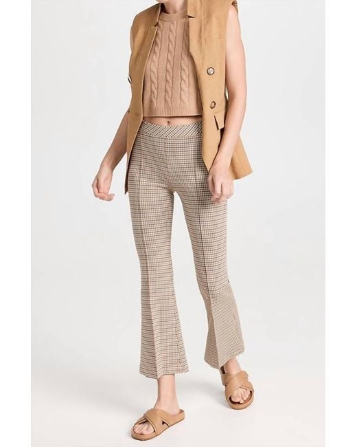 Rosetta Getty White Pull On Cropped Flare Pants