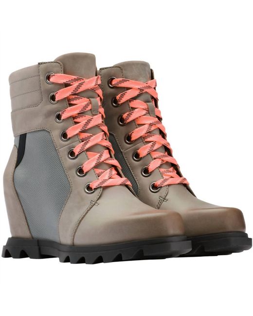 Gray sorel wedge hot sale