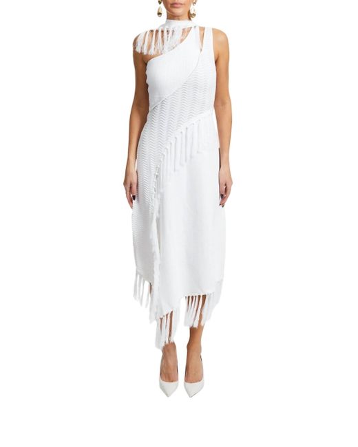 Cult Gaia White Saida Dress