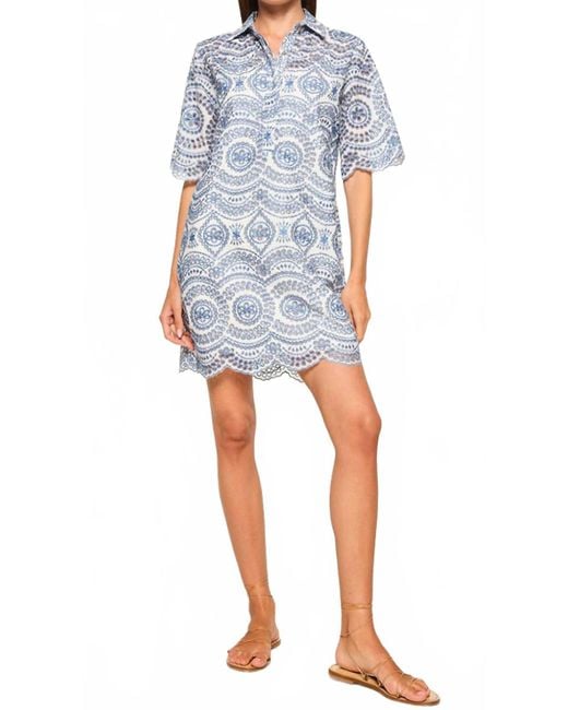 MISA Los Angles Blue Lucia Dress