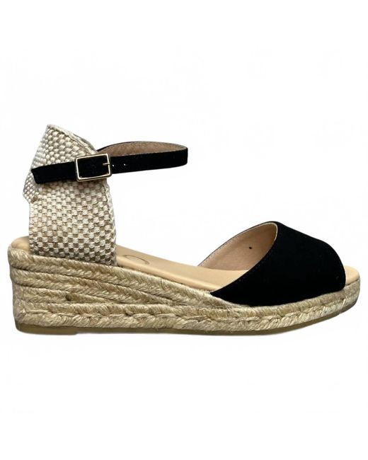 Eric Michael Black Sedal Cash Espadrilles