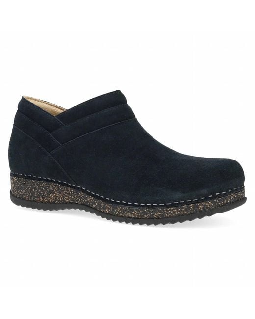 Dansko Blue Muriel Booties