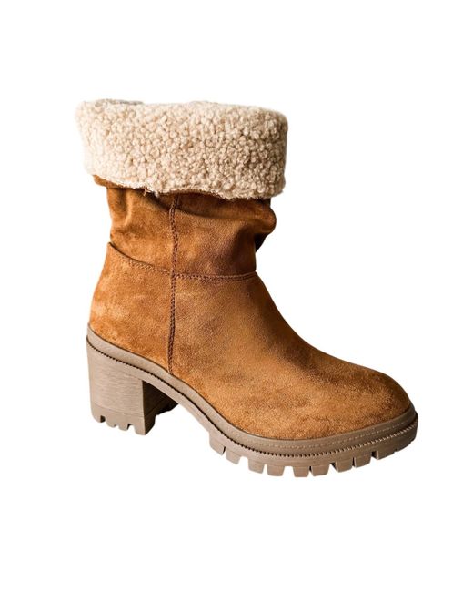 Very G Brown Snuggy Boot