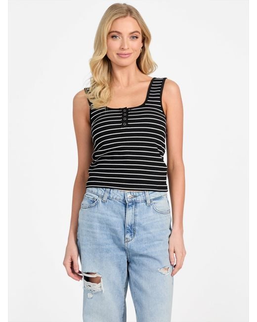 Guess Blue Deni Seamless Tank