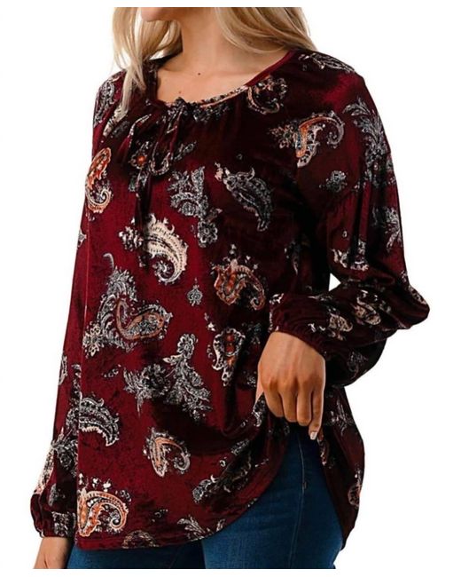 VAVA Eyewear Red Ember Raglan Top