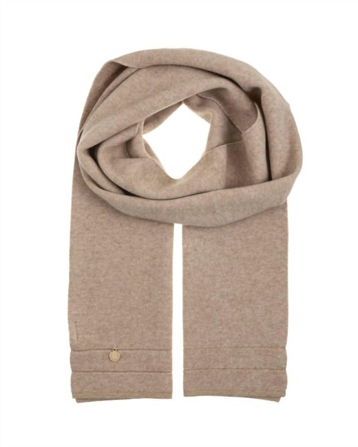 Alex Max Natural Solid Scarf