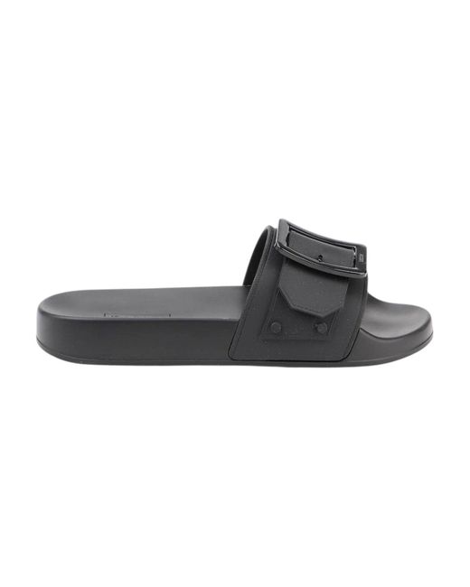 Bally Black Jeline 6231191 Rubber Slide Sandals