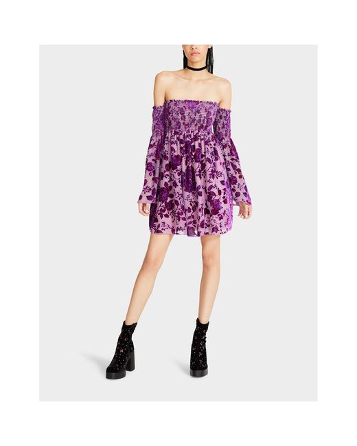 Betsey Johnson Purple Essie Mini Dress