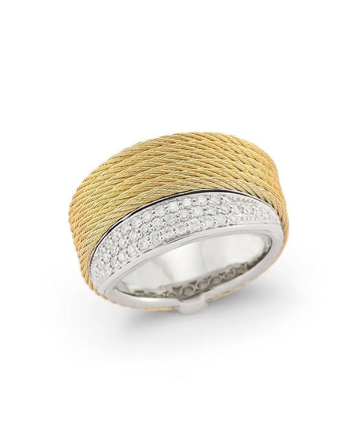 Alor Metallic Peekaboo Ring