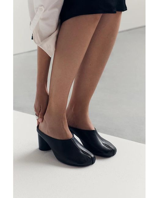 Bibi Lou Black Split-Toe Mules