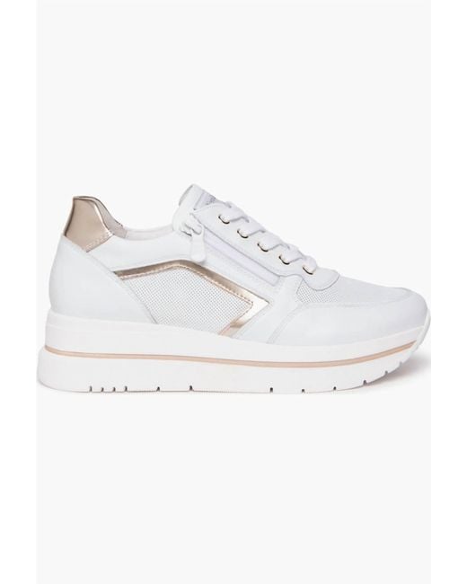 Nero Giardini White Platform Sneakers