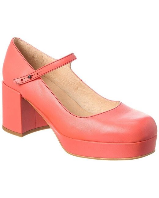 INTENTIONALLY ______ Pink Mika Leather Sandal