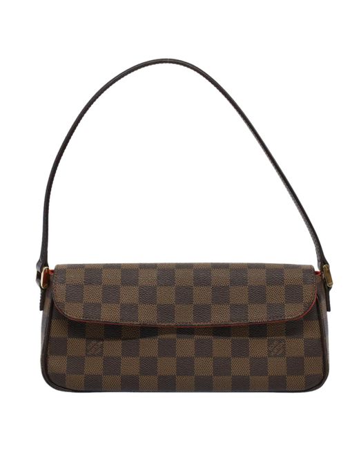Louis Vuitton Metallic Recoleta Canvas Shoulder Bag (pre-owned)