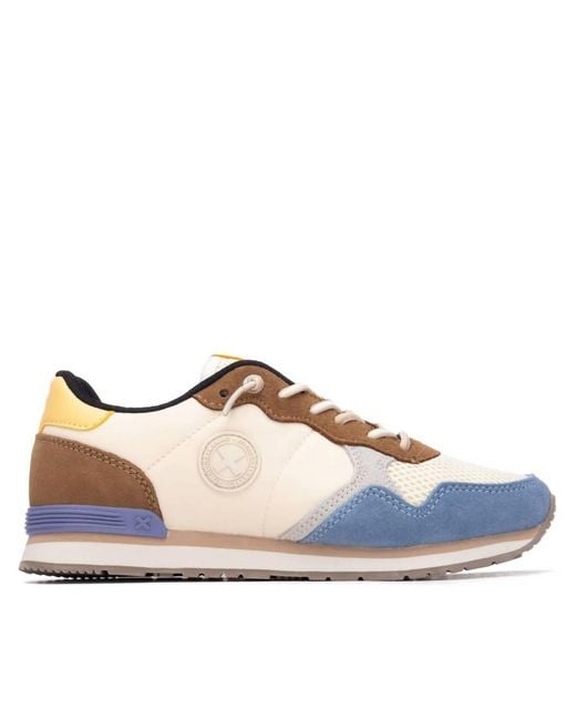 Xti Brown 144164 Round Toe Sneakers