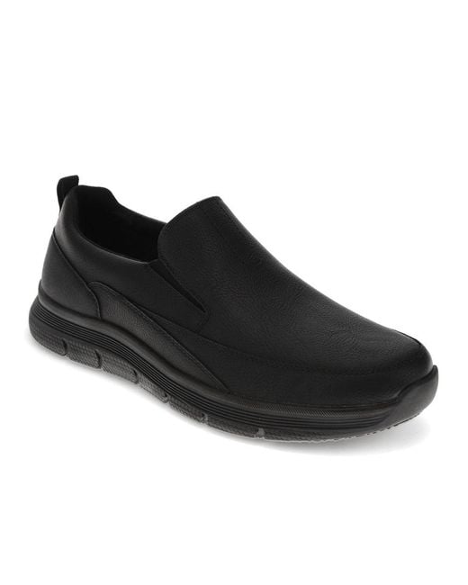 Dockers Black Slater Slip Resistant Slip-On Sneaker for men