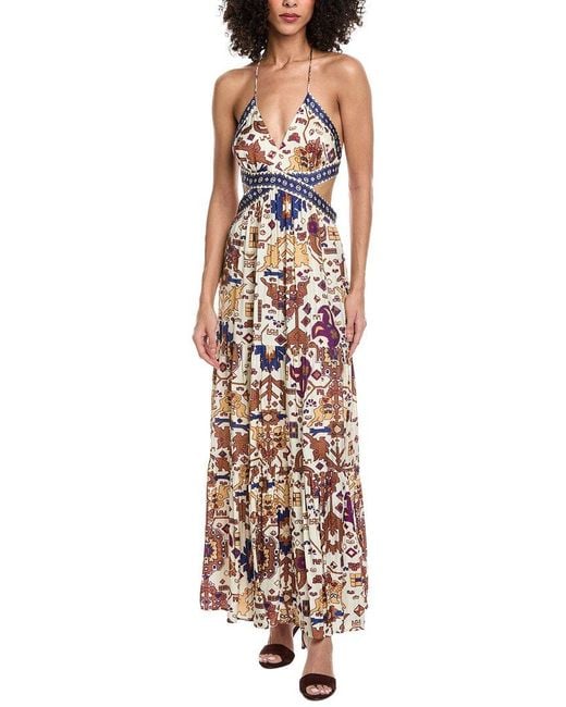 Ba&sh White Robe Vealy Dress