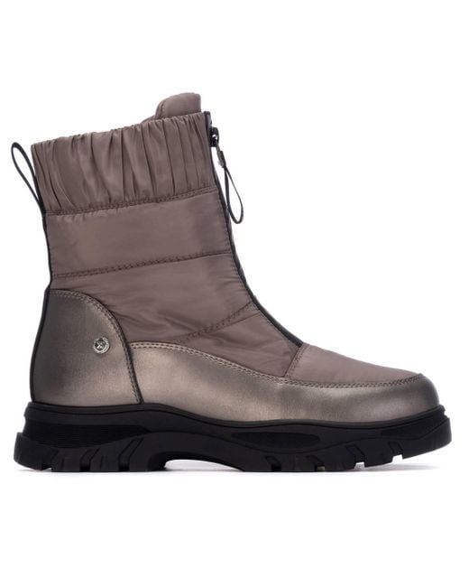 Xti Brown Winter Booties By