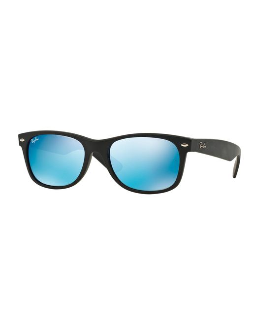 Ray-Ban Black 2132 Mirror Wayfarer Sunglasses for men