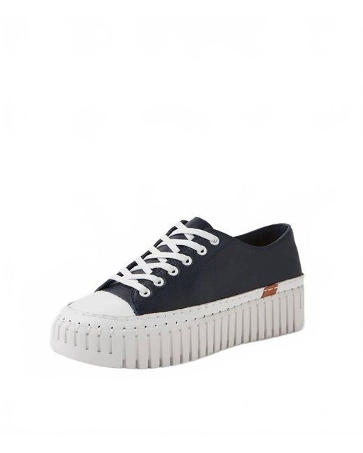 DJANGO & JULIETTE White Baselo Platform Sneaker