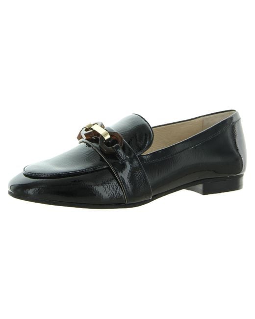 Louise Et Cie Brone Patent Slip On Loafers in Black