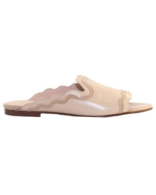 French Sole Pink Kennedy Sandal