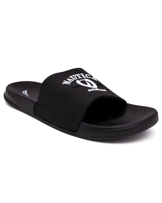 Nautica Black J-class Slide Sandal for men