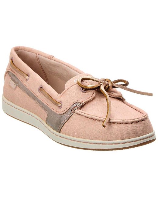 Sperry Top-Sider Pink Starfish Shimmer Solid Boat Shoe