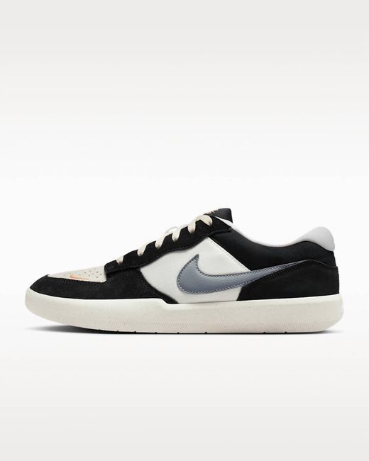 Nike Black Sb Force 58 Sneaker for men