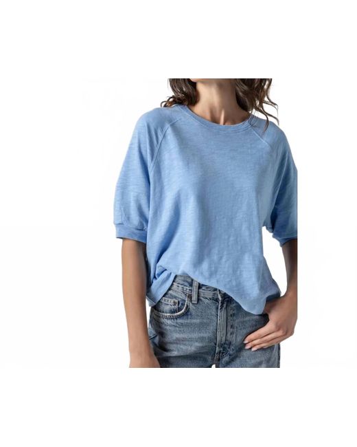 Lilla P Blue Raglan Sweatshirt Tee