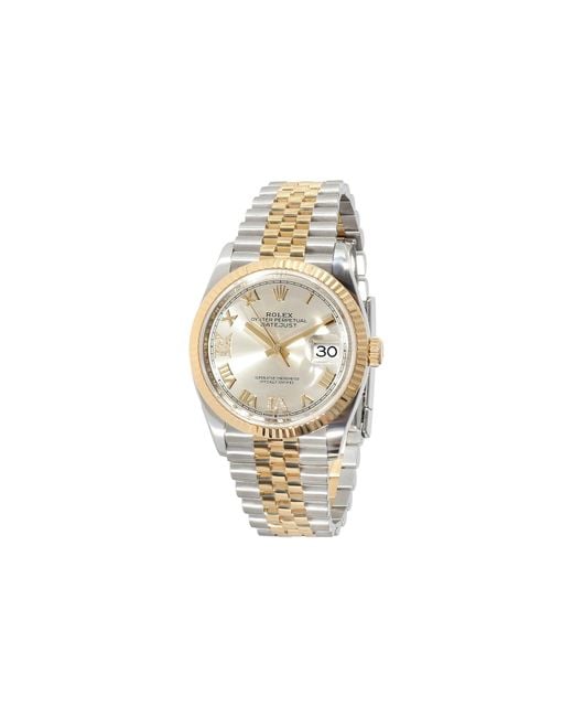 Rolex White Datejust 126233 Watch