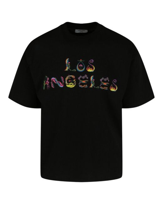Opening Ceremony Black Los Angeles Graphic T-shirt for men