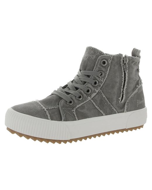 Blowfish Gray Rev High-top Trainers Casual And Fashion Sneakers