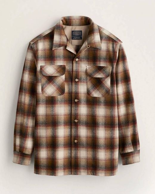 Pendleton Brown Board Shirt for men