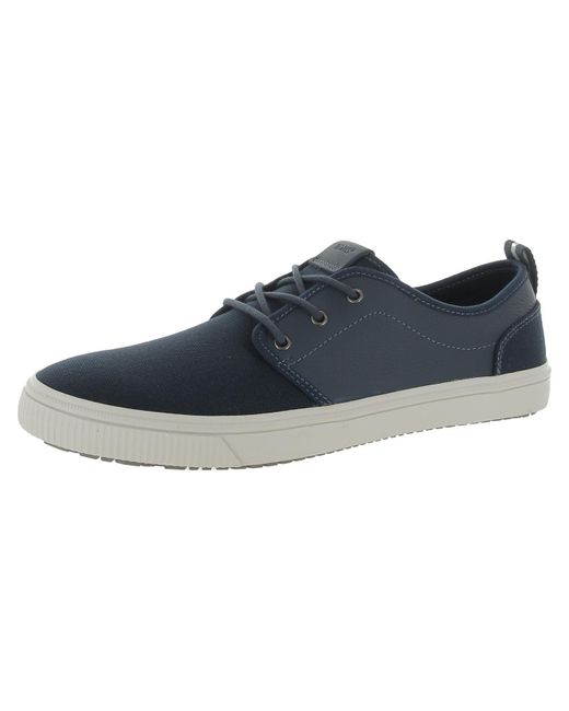 TOMS Blue Carlo Terrain Faux Leather Lifestyle Casual And Fashion Sneakers for men