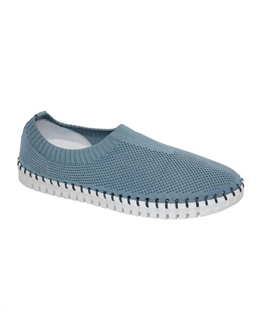 Eric Michael Blue Lucy Stretch Sneakers