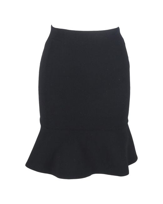 Ba&sh Blue Mini Flared Skirt